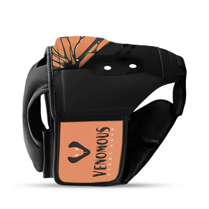 Protector de Cabeza de Boxeo Venomous con Estampado de Mariposa, Equipo de Protección de Cuero PU, Unisex, Protección Completa para la Cabeza para Adultos - Product Image 3