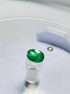 Émeraude naturelle zambienne ovale 1,64 ct, couleur verte premium, lustre excellent, qualité supérieure, pierre précieuse naturelle pour collectionneur - Product Image 3