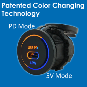 Quality product <b>Universal</b>-Powered Dual Port USB PD Charger <b>Socket</b> For Fleet Vehicle Power Solutions - Product Image 5