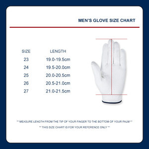 Cabretta Sheep Leather Soft Feel Female Golf Gloves Left Hand Unisex Fit with Custom Logo & Color Palm - Product Image 4