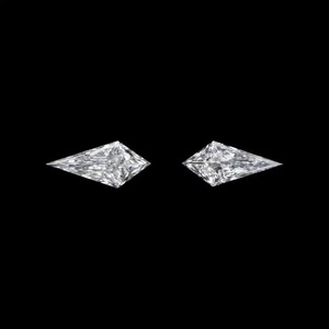 Pendientes de Diamantes Cultivados en Laboratorio con Forma de Cometa, 1 Quilate, Corte Elegante, Par de Diamantes Sueltos para Mujer, Sparkling Splendor - Product Image 3