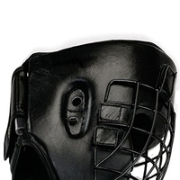 Casque de boxe MMA intégral DUAL SPORT en acier, cuir véritable, structure solide, rembourrage multicouche épais, couleur personnalisée, universel