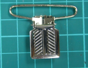 Clips para tirantes DK-575 de 1-1/2 pulgadas sin revestimiento plástico (2 clips y 2 deslizadores) - Product Image 2