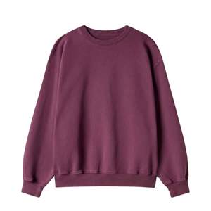 Sudadera Personalizada Extra Grande de Algodón 100% de Alto Gramaje (400GSM) para Invierno, Cuello Redondo, Color Liso, OEM, Marca Privada, Unisex, Estilo Urbano - Product Image 1