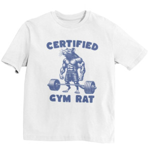 T-shirt de sport pour homme, manches courtes, imprimé, jersey en coton, col rond, coupe classique, respirant, écologique, pour la gym et le fitness. - Product Image 5