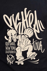 Camiseta holgada de algodón para hombre con hombros caídos, estilo retro gráfico, de manga corta, informal, streetwear, ajuste holgado, top oversize para hombre - Product Image 2