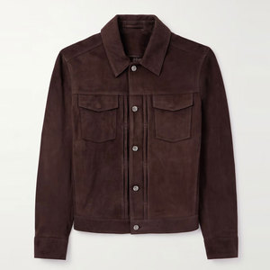 Fashion Outerwear Winter <b>Suede</b> <b>Jacket</b> Front Windproof Breathable Soft Feel Comfortable Fit Suitable for Street Wear Lifestyle - Product Image 1