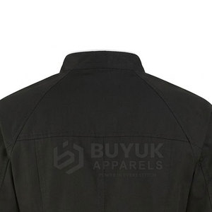 Chaqueta de Trabajo para Chef, Ligera y Transpirable, de Poliéster/Algodón, Manga Larga, Cierre de Botones, Profesional para Cocina, Restaurante, Bar - Product Image 3