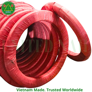 10 Gauge Diameter Low Carbon Iron Steel Wire <b>Rod</b> Coil is wrapped with PE and PP film Direct Vietnam Factory | alambre de amarre - Product Image 6