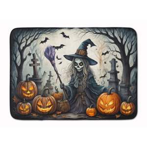 Sorcière Spooky Halloween Tapis de cuisine en mousse à mémoire de forme Tapis de bain anti-fatigue lavable en machine Coussin de confort Tapis de cuisine - Product Image 1