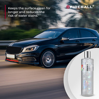 Shampoo pour voiture Fireball Show 500ml, haute mousse, pH neutre, pour voitures, motos, SUV, parfum doux/frais, cire brillante améliorée