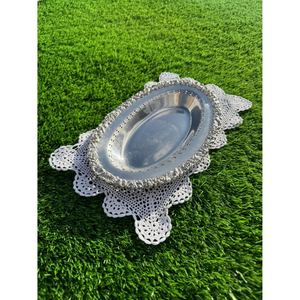 Bandeja Ovalada Plateada de Acero Inoxidable, Plato Decorativo para Servir, Vajilla para Comedor, Catering, Hotel, Restaurante, Venta al por Mayor, Exportación - Product Image 6