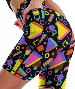 High Waist Elastic Hip Lifting Tie Dye Sports <b>Tight</b> Pants Women Outdoor Running Seamless Yoga Fitness <b>Shorts</b> - Product Image 4