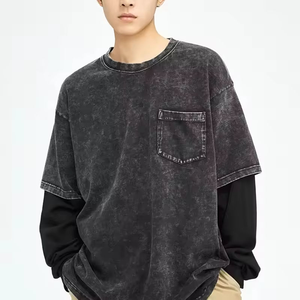เสื้อยืดคอกลม แขนยาว พิมพ์ลาย ผ้าฝ้าย 100% แห้งเร็ว ระบายอากาศดี ไม่เป็นขุย ทรงโอเวอร์ไซส์ น้ำหนัก 280 GSM ใส่ได้ทั้งชายและหญิง - Product Image 2