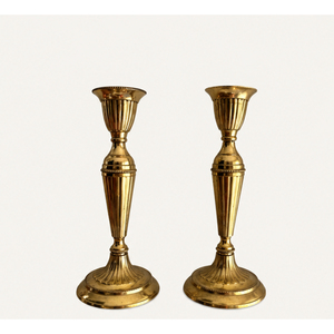 Luxury Vintage Brass Taper Candle Holder Set Antique Gold Metal <b>Candlestick</b> for Wedding Table Centerpiece Hotel Banquet - Product Image 3
