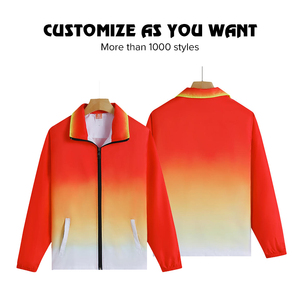 Chaquetas Deportivas Sublimadas con Logotipo Personalizado al por Mayor, Chaquetas con Cremallera para Hombre y Mujer - Product Image 2