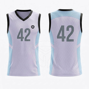 Uniforme de basket-ball moderne pour hommes avec tissu imprimé par sublimation intégrale, coutures durables pour les entraînements et compétitions sportives d'équipe - Product Image 5