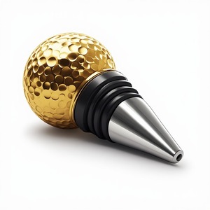 Bouchon à vin en métal de haute qualité avec un design métallique élégant pour sceller les bouteilles de vin, accessoires de bar de luxe et cadeaux haut de gamme - Product Image 3