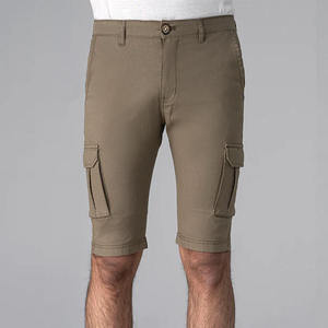 <b>Men's</b> 100% Cotton Summer Vintage <b>Camo</b> <b>Cargo</b> Overalls Eco-Friendly Quick Dry Breathable High Waist Washed Patchwork Shorts - Product Image 4