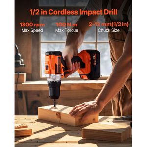 Kit Combo 5 Utensili Brushless 20V con Batteria 4.0 Ah, Set Trapano Avvitatore a Batteria Incluso Trapano, Avvitatore a Impulsi e Altro Ancora - Product Image 2