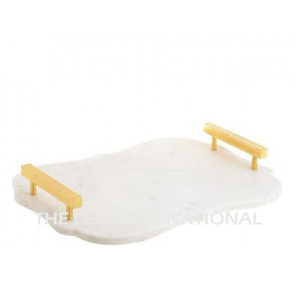 Eco Friendly Modern Wood & Mother of Pearl Material Hotel Serving Tray With Handle Made in India Wholesale - Product Image 6
