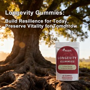 Compléments alimentaires en gommes à l'urolithine A OEM/ODM pour un vieillissement sain, la santé cellulaire, la force musculaire et la longévité - Product Image 4