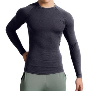 T-shirt de compression ajusté pour homme, personnalisable, séchage rapide, pour musculation, fitness, entraînement en salle de sport, OEM - Product Image 1