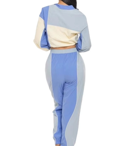Nuevo Conjunto Deportivo de Moda Primavera 2026, Chaqueta con Cierre y Pantalones con Parches, Chándal para Mujer, Conjunto Jogger, Cortavientos, Sin Reseñas Aún - Product Image 2