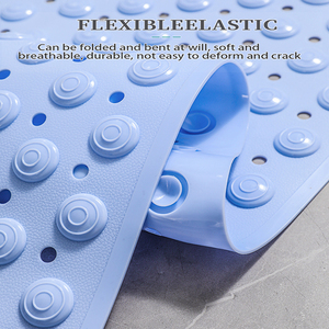 แผ่นรองอาบน้ำแบบยาวพิเศษ แผ่นรองพื้น PVC สำหรับระบายน้ำในห้องอาบน้ำ - Product Image 2