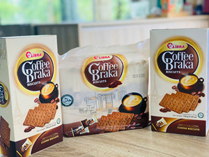ODM OEM Biscuits Libra Coffee Braka 150g Saveur Crème Croustillante Salée en Sachet enroulable Vente en Gros Direct Usine - Product Image 5