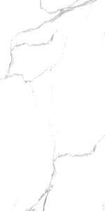 Carrelage en porcelaine Alcora Bianco 600x1200mm, aspect marbre blanc brillant, antidérapant, moderne, pour villa, centre commercial, adhésif, carrelage mural et de sol - Product Image 3