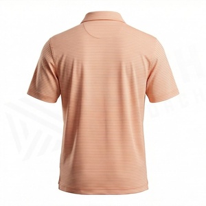 เสื้อโปโลผู้ชายผ้าโพลีเอสเตอร์ผสมสแปนเด็กซ์เนื้อนุ่มคุณภาพสูงระบายอากาศได้ดีสำหรับเล่นกอล์ฟ  แบบสั่งทำพิเศษสำหรับฤดูร้อน - Product Image 2