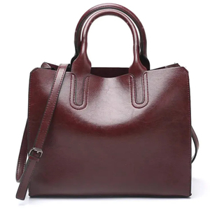 Bolso Tote de Cuero PU Rojo para Mujer con Correa Extraíble, Gran Capacidad, Bolso de Mano Clásico Informal para Uso Diario - Product Image 6