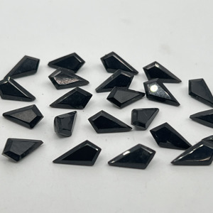 Gemas IBRAHIM de Alta Calidad, Ónix Negro Creado en Laboratorio, Corte en Forma de Cometa, Sueltas, para Venta al por Mayor, Accesorios para Fabricación de Joyería DIY, Naturales - Product Image 2