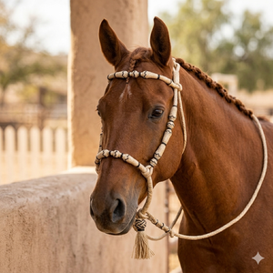 หมวกหนังสไตล์ตะวันตกที่ทำด้วยมือเชือกหนังสีดำและสีดำ - Product Image 2