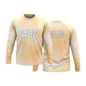 W4G Long Sleeve Crew Neck <b>Shirt</b> Sublimation Print Quick Dry Polyester Unisex Adult All Seasons Regular Fit Pullover Top - Product Image 3
