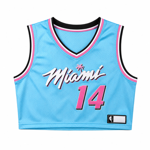 Camiseta de Fútbol Americano para Mujer, Sin Mangas, de Malla, Estilo Retro, Ropa Deportiva, Moda Urbana, Proveedor de Marca Privada - Product Image 1