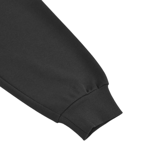 เสื้อฮู้ดดี้ผู้ชายผ้าฝ้ายหนานุ่มคุณภาพสูงแบบขายส่ง ทรงหลวม แขนยาว มีซิป กระเป๋า ซับในผ้าทวิล กระดุมติดหน้า - Product Image 4