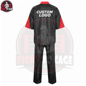 Uniforme de Equipo con Cuello en V, Estilo Libre, Color Negro y Rojo, Servicio OEM ODM, Cómodo, Moderno, del Mejor Proveedor, Último Estilo - Product Image 2