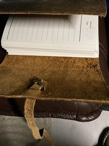 Carnet de voyage à 220 pages non lignées, en cuir de buffle pleine fleur, idéal pour une utilisation quotidienne au bureau et pour le dessin - Product Image 5