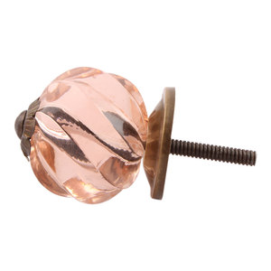 Handmade Premium Quality <b>Pink</b> Crystal Glass Modern Cabinet <b>Knobs</b> <b>Drawer</b> Pulls Dresser Handles Stylish Hardware - Product Image 4