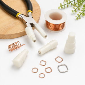 Pince à mâchoires en nylon pour bijoux, outil de façonnage multi-formes (rond, ovale, carré), outil de création avec mandrin - Product Image 6