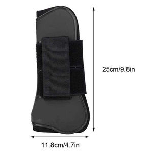 รองเท้าบูทป้องกันขาสำหรับกีฬาขี่ม้า FX Equestrian  แบบตาข่ายสีดำ - Product Image 6