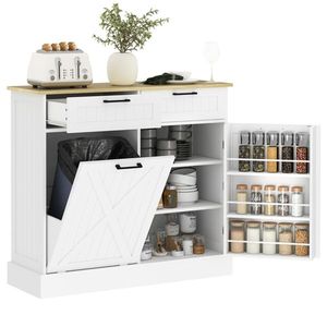 Armadio Moderno per Cucina in Legno e Pannelli, Adatto anche per Guardaroba - Product Image 4