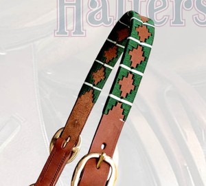 Harnais de polo brodé à la main de qualité supérieure, style européen, en cuir DD de haute qualité, avec fil ciré robuste, marque HM GLOBAL - Product Image 3