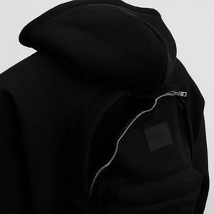 Sweat à capuche zippé personnalisé pour homme – Manches longues, doux, confortable, coupe décontractée, style streetwear décontracté pour tous les jours - Product Image 5