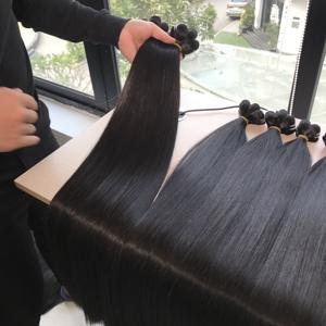 Extensiones de Cabello Humano Virgen Vietnamita, Extensiones de Cabello Humano Liso de Longitud Completa, Super Trama de Doble Dibujado, Listo Para Enviar - Product Image 5