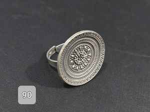 Anillo de plata alemán de estilo Pavo Real Premium, joyería elegante, artesanía para trajes tradicionales y moda llamativa - Product Image 5