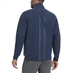 Chaqueta de Golf Ligera para Hombre, Resistente al Viento y al Agua, con Cierre de Cremallera, Secado Rápido, Logotipo Frontal Personalizado, Material de Poliéster/Nailon - Product Image 3
