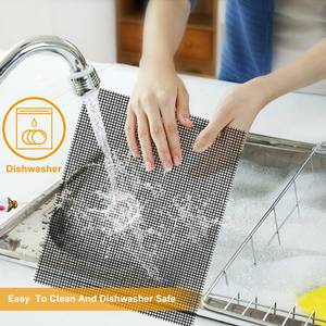 1 pezzo riutilizzabile lavabile reversibile rete antiaderente per griglia per barbecue rivestimento foglio di cottura per esterni a Gas carbone-BBQ accessori - Product Image 1